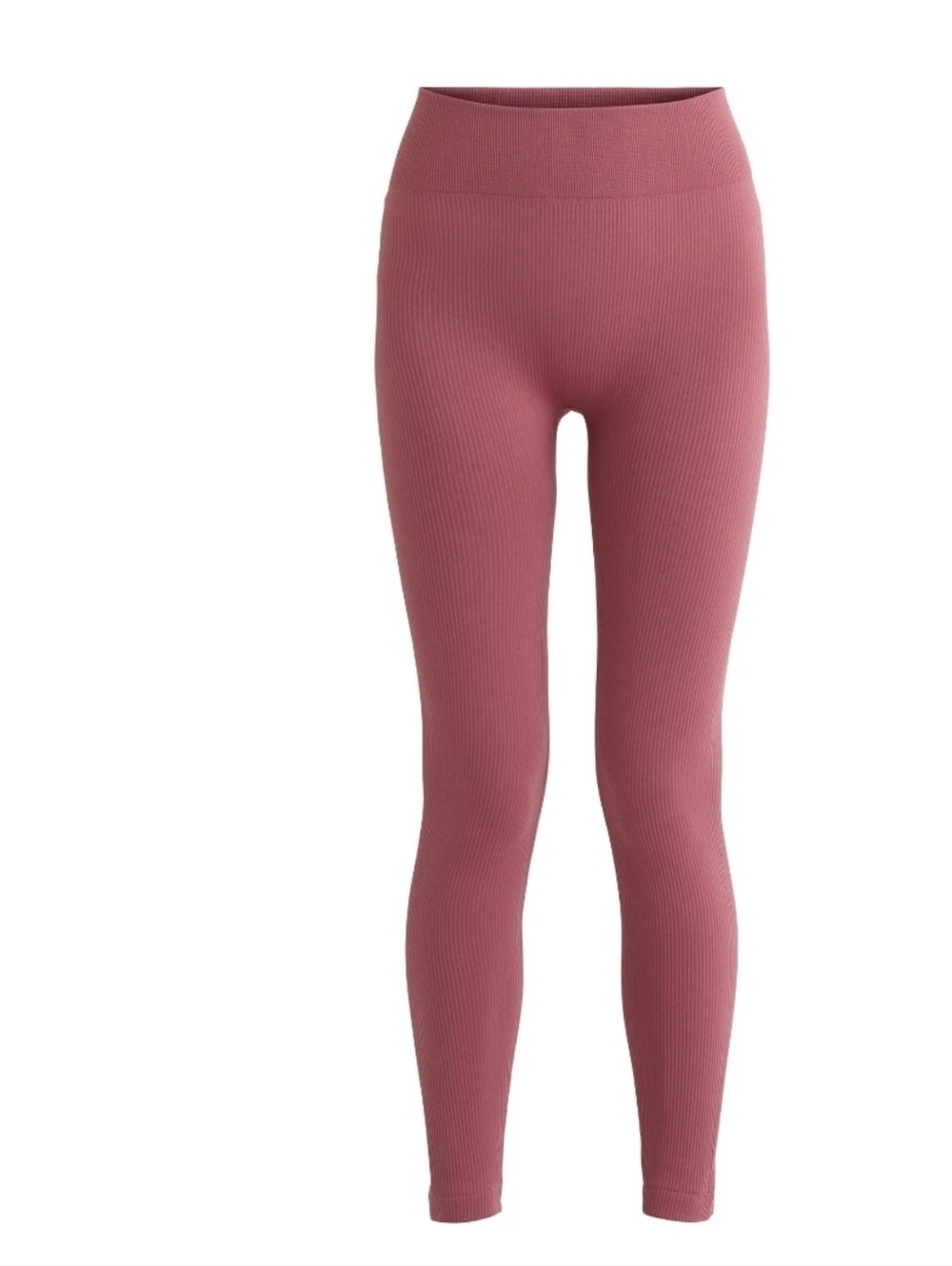 Solid Burgundy High-Waist Leggings.  11
